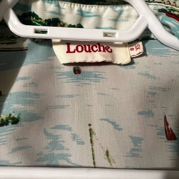 XS button down sleeveless dress shirt - Picture 2 of 3